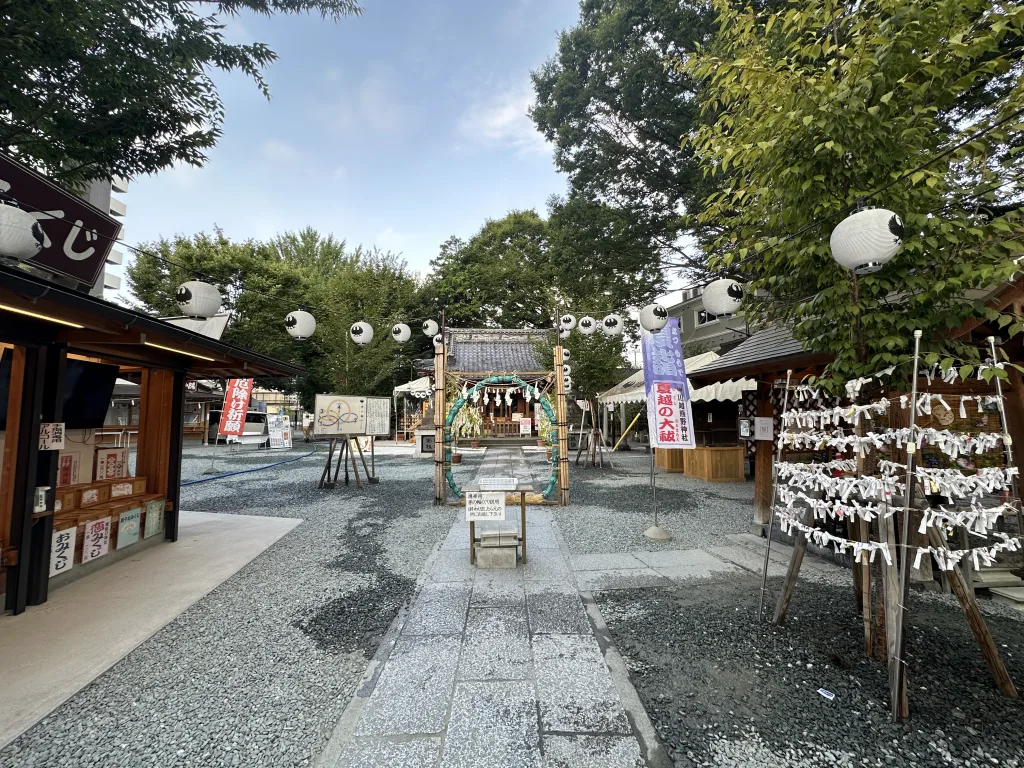 川越熊野神社境内