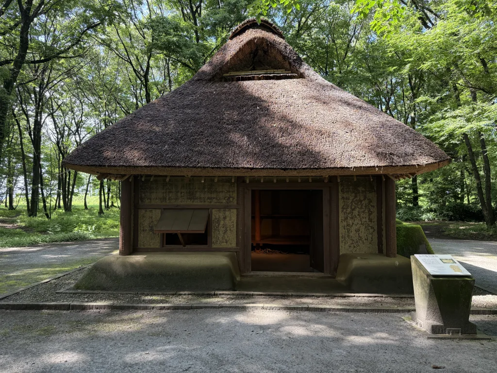 古代竪穴建物の入口