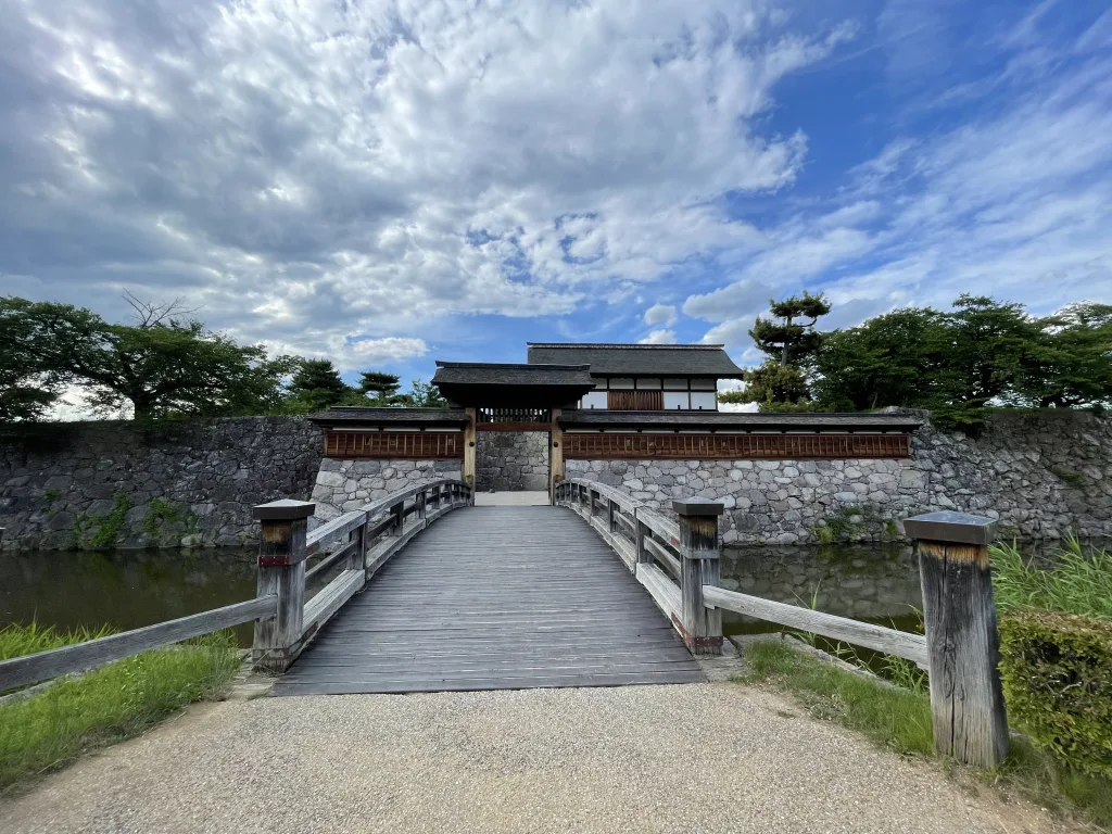 松代城址の橋と門