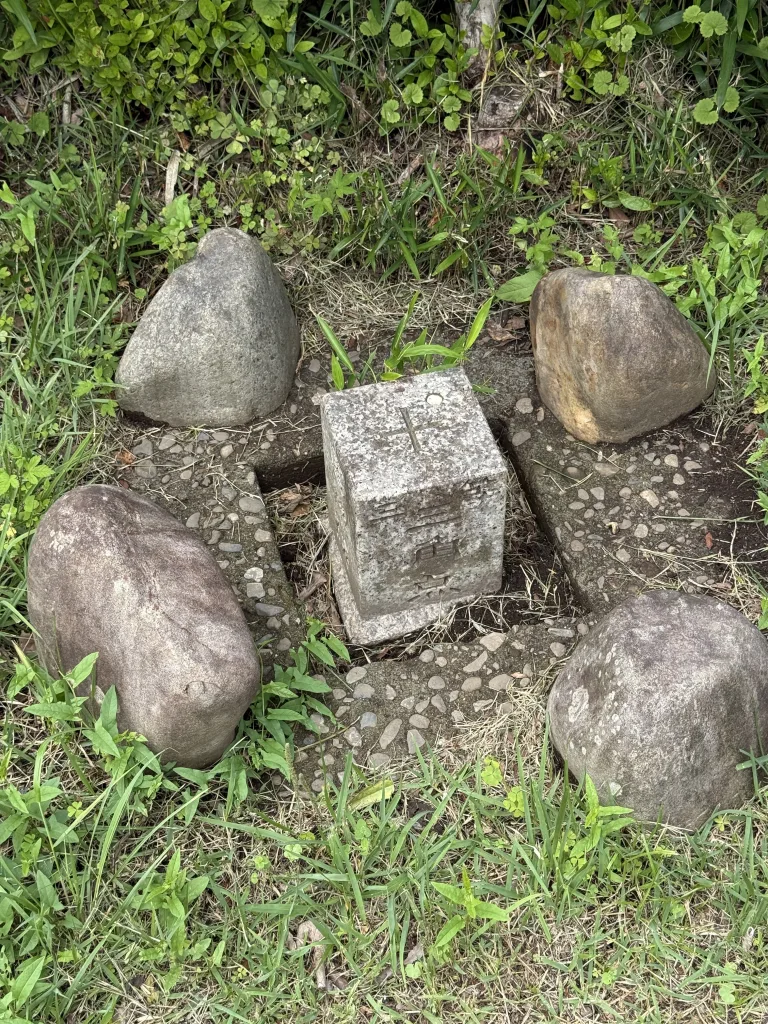 飛山城址にある三角点