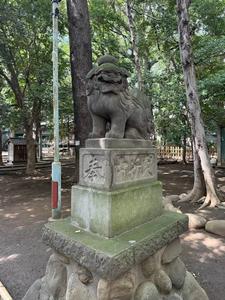 天祖神社の狛犬