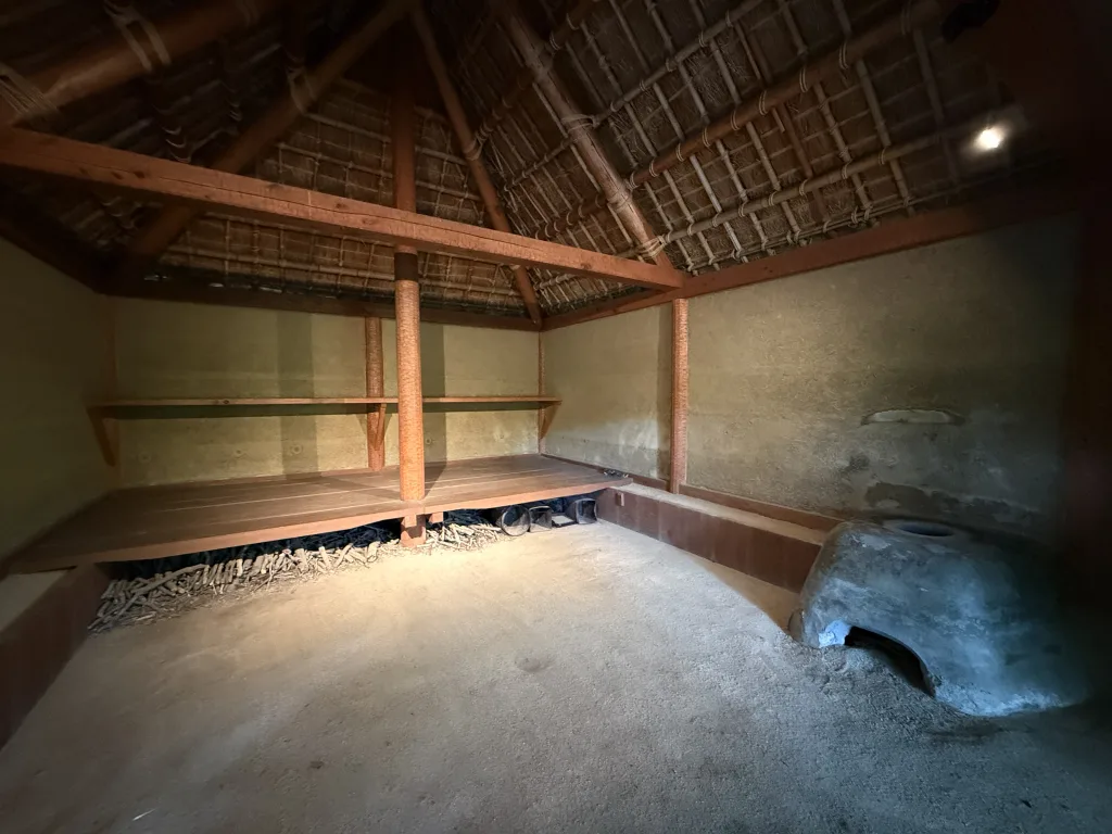 古代竪穴建物の内部