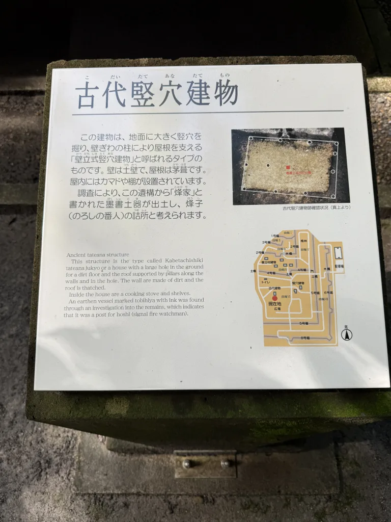 古代竪穴建物の説明
