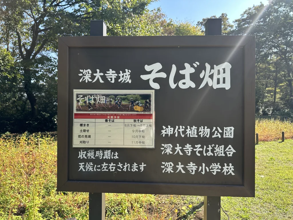 蕎麦畑の看板