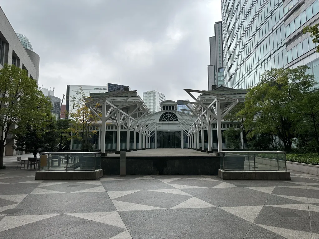 旧新橋停車場正面