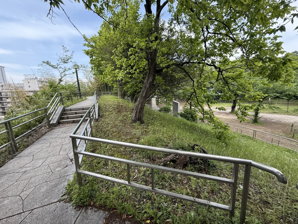 亥鼻城の土塁