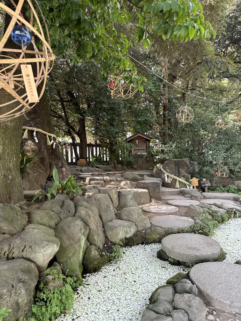 川越氷川神社の庭園
