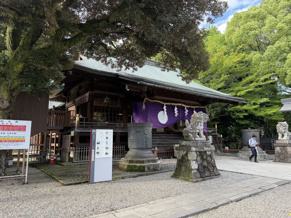 宇都宮二荒山神社の拝殿