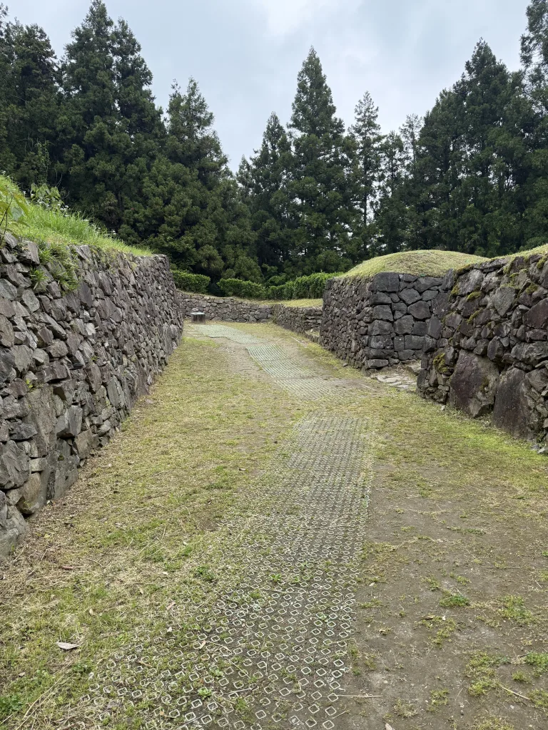 八王子城御主殿跡の石垣