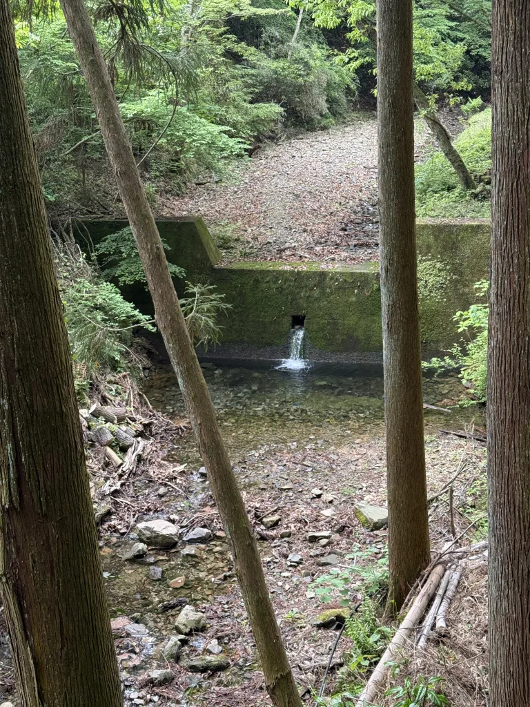 八王子城御主殿跡の川