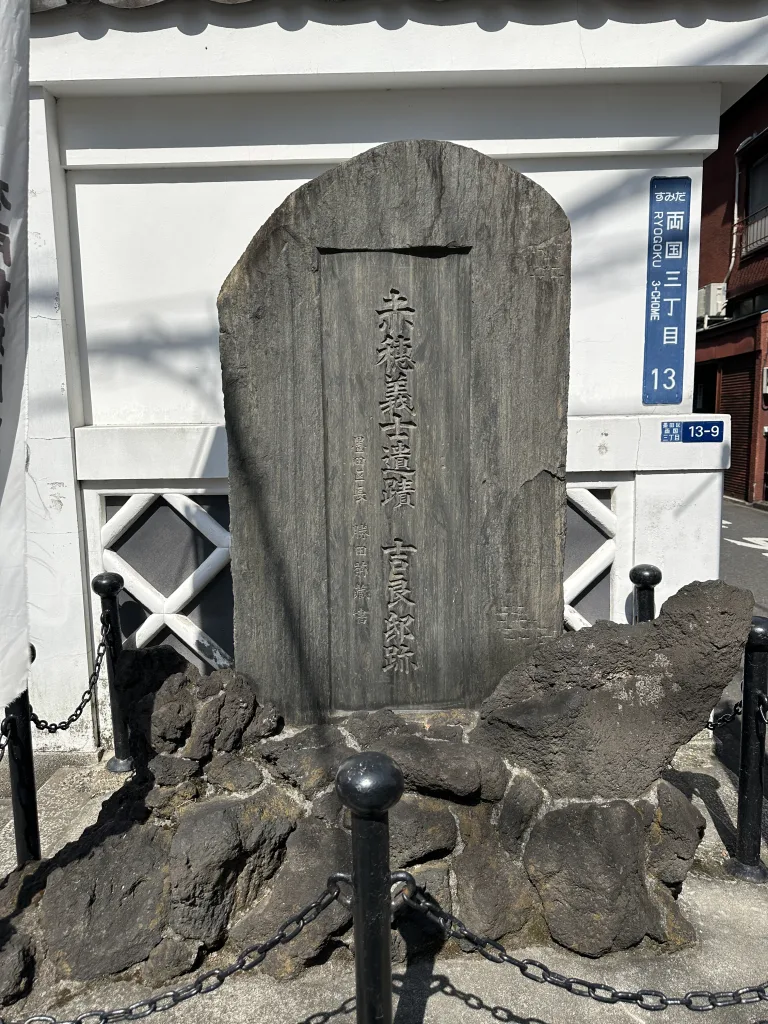 吉良邸の赤穂浪士遺蹟