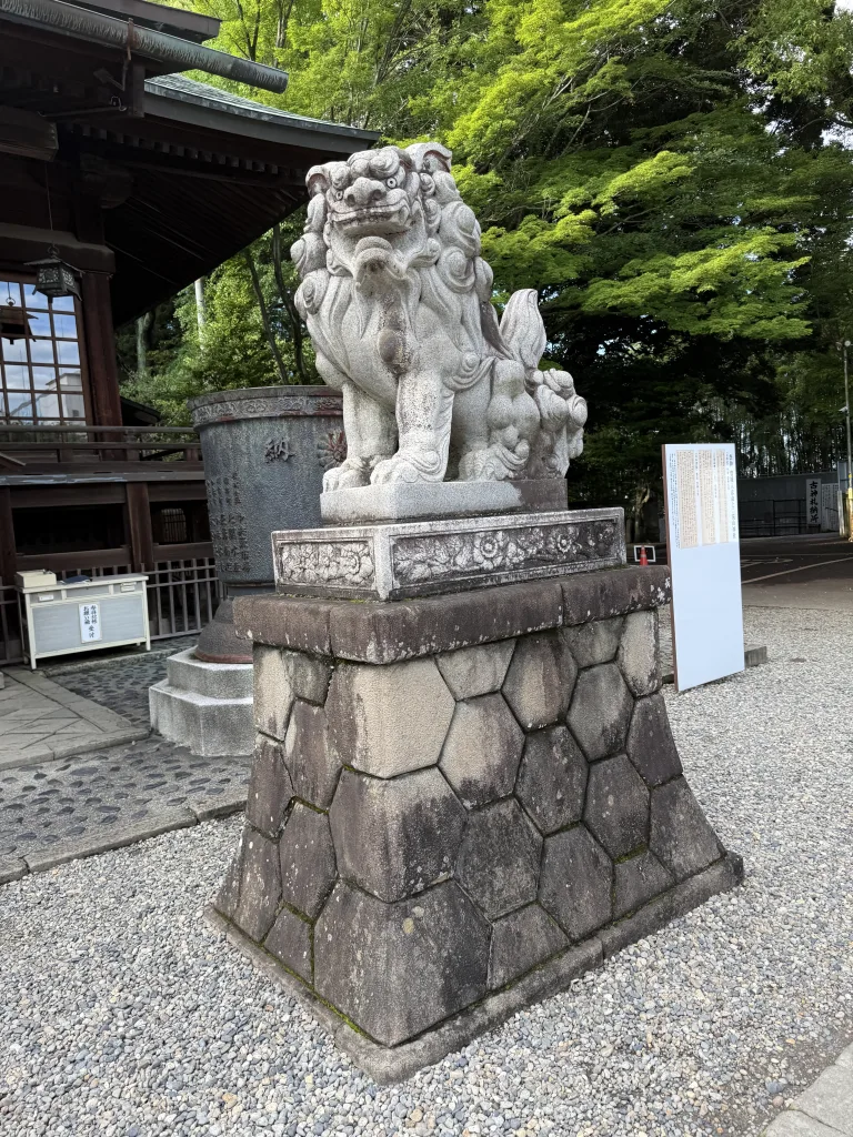 宇都宮二荒山神社の狛犬