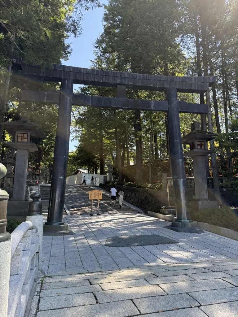 下社秋宮の大鳥居