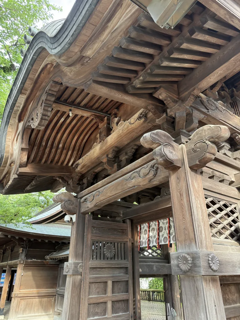 宇都宮二荒山神社の神門
