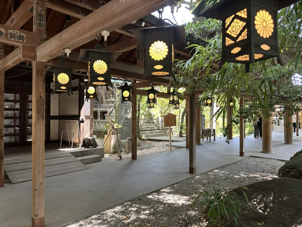 川越氷川神社の回廊