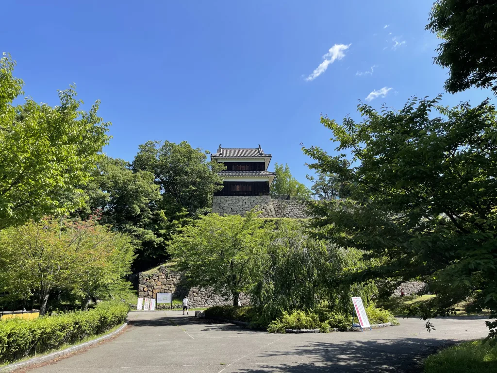 上田城の二の丸側面