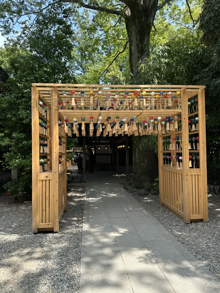 川越氷川神社の風鈴